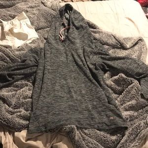 Grey sweater w pink